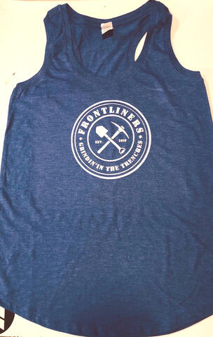 FRONTLINERS tank top (heat transfer vinyl)